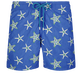 Bañador con bordado Starfish Dance para hombre - Edición limitada Purple blue vista frontal