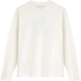 T-shirt en coton homme imprimé Requins 3D Off white vue de dos