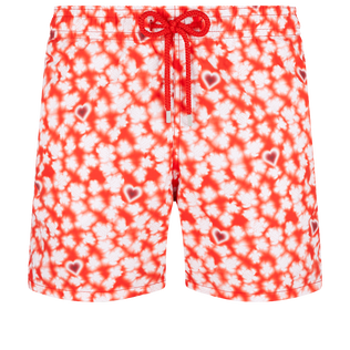 Attrape Coeur Badeshorts für Herren Mohnrot Vorderansicht