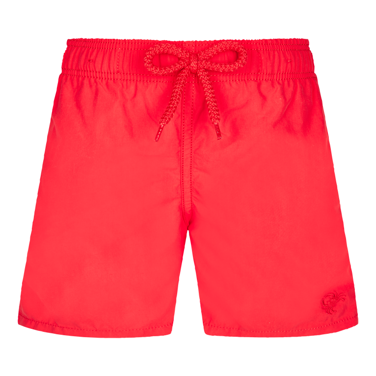 Pantaloncini Da Bagno Bambino Idroreattivi Crabs & Shrimps - Costume Da Bagno - Jim - Rosso