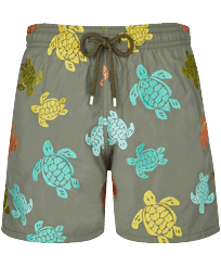 Bañador con bordado Ronde Tortues Multicolores para hombre - Edición limitada Olivier vista frontal