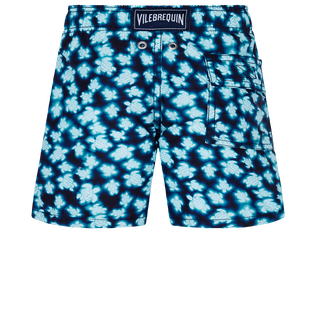 男童 Blurred Turtles 泳裤 Navy 后视图