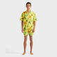Camicia uomo in cotone Palms Offset Sole vista frontale indossata