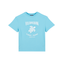 Camiseta en algodón orgánico para niños Santorini vista frontal