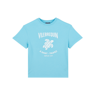 Camiseta en algodón orgánico para niños Santorini vista frontal