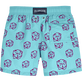 Bañador con estampado Flock Nola para niño - Vilebrequin x John M Armleder Lazulii blue vista trasera