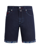 男士 Circus 五口袋牛仔百慕大短裤 Med denim w2 正面图