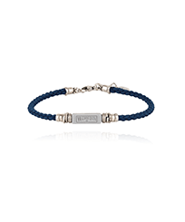 Sailor Cord Bracelet - Vilebrequin x Gas Bijoux Silver front view
