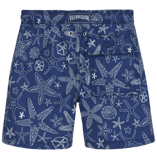 Boys Swim Trunks Starlettes Bicolores Ink back view