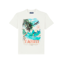 男士 Tahiti 棉质 T 恤 Off white 正面图