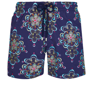 Bañador con bordado Kaleidoscope para hombre - Edición limitada Zafiro vista frontal