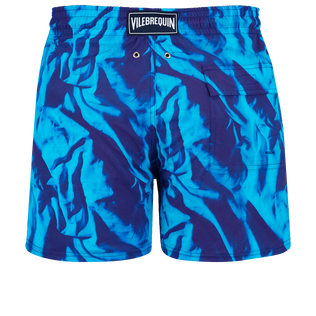 Men Stretch Swim Shorts Les Draps Froissés Neptune blue back view