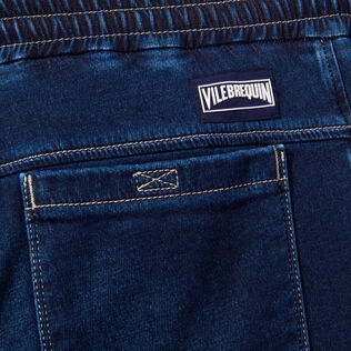 Men Chino Relax fit Pants Dark denim w1 details view 6