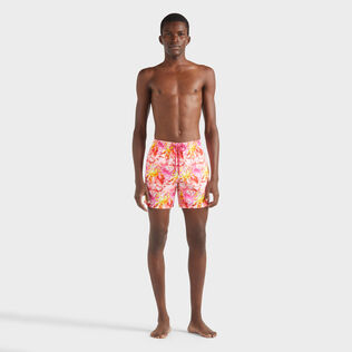 Men Ultra-light and packable Swim Shorts Crab Balloons Peony front worn view