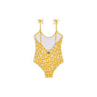 Maillot de bain une pièce fille Turtles Vichy Mangue vue de dos