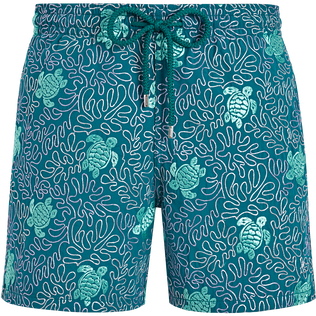 Men Swim Trunks Embroidered Splash - Limited Edition Fanfare front view