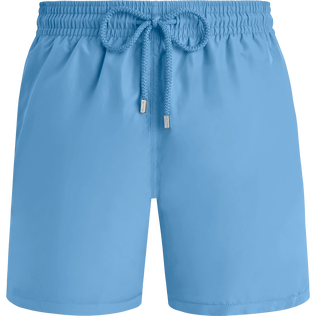 Men Swim Shorts Solid Flax flower front view