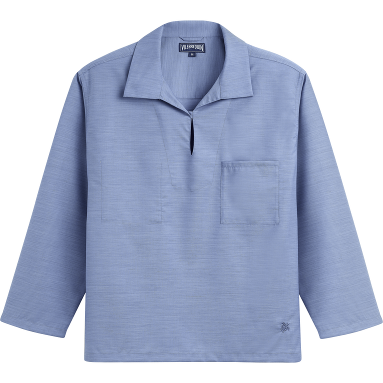 Men Wool Vareuse Solid - Comores - Blau