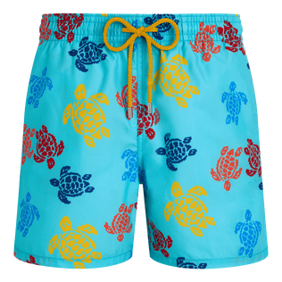 Men Swim Shorts Ronde des Tortues Tricot Vilebrequin x Falke