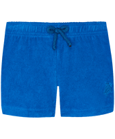 Pantalones cortos en tejido terry de color liso para niña Palace vista frontal