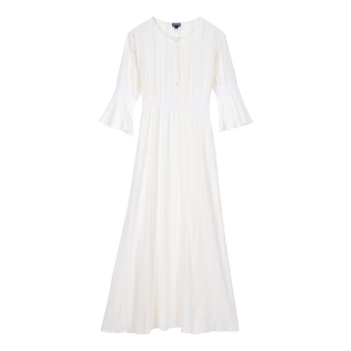 Vestido calado blanco top