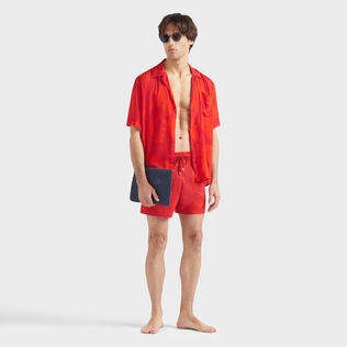 Maillot de bain court stretch homme Flower Power Lipstick vue de détail 1