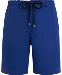 Jogging-Bermudas aus Gabardine für Herren Purple blue Vorderansicht