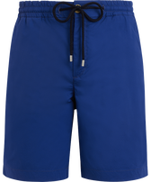 Jogging-Bermudas aus Gabardine für Herren Purple blue Vorderansicht