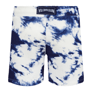 Boys Jogger Bermuda Tie & Dye Navy back view