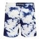 Boys Jogger Bermuda Tie & Dye Navy back view