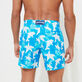 Men Ultra-light and packable Swim Shorts Clouds Hawaii blue back worn view