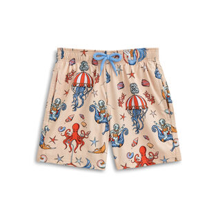 Boys Stretch Swimwear Aqua Circus - Vilebrequin for St.Regis Longboat Key Pink champagne front view