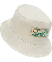 Men Bucket Hat Solid - Vilebrequin x Highsnobiety Tofu front view
