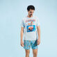 T-shirt en coton homme Capri Divin vue portée de face