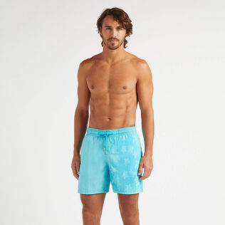 Men Swim Shorts Water-reactive Ronde des Tortues Bora bora front worn view