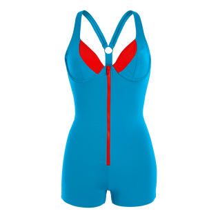 Bañador de una sola pieza con diseño en contrastes para mujer - Vilebrequin  x JCC+ - Edición limitada, Sitio web de Vilebrequin
