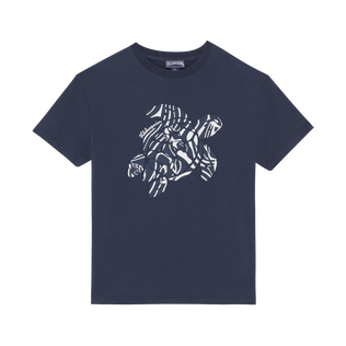 Boys T-shirt Printed Turtle Orcas Navy front view
