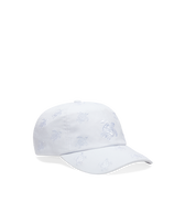 Embroidered Cap Turtles All Over White front view