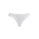 Slip bikini midi donna Broderie Anglaise Bianco vista frontale