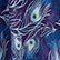 Eyes of the wind Kleid für Mädchen aus Baumwolle Midnight 