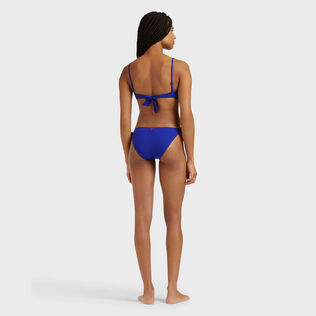 Braguita de bikini con tiras laterales y bordado Disco Butterflly para mujer Marrakech vista trasera desgastada