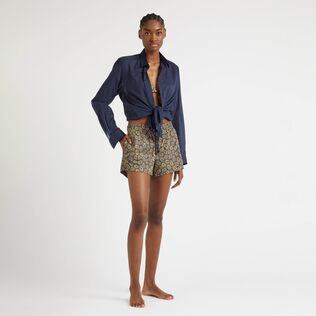 Women Swim Shorts Carapaces Navy details view 1