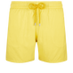 Costume da bagno uomo ultraleggero e ripiegabile tinta unita Mimosa vista frontale