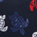 Sac bowling Tortues multicolores en coton Bleu marine 