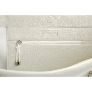 Medium Leather Bag Blanco detalles vista 2
