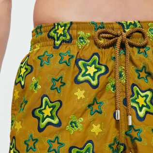 Men Swim Shorts Embroidered Stars Gift - Limited Edition Bark details view 4