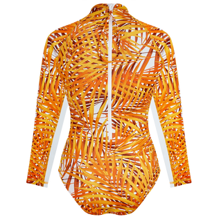 女士 Palm Leaves 防紫外线连体防晒衣 Mango 后视图