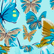女童 Butterflies 连体泳装 Lagoon 