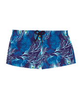 Bañador con estampado Eyes of the wind para niña Midnight vista frontal
