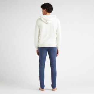 Sweat à capuche en coton homme logo surpiqué Off-white vue portée de dos